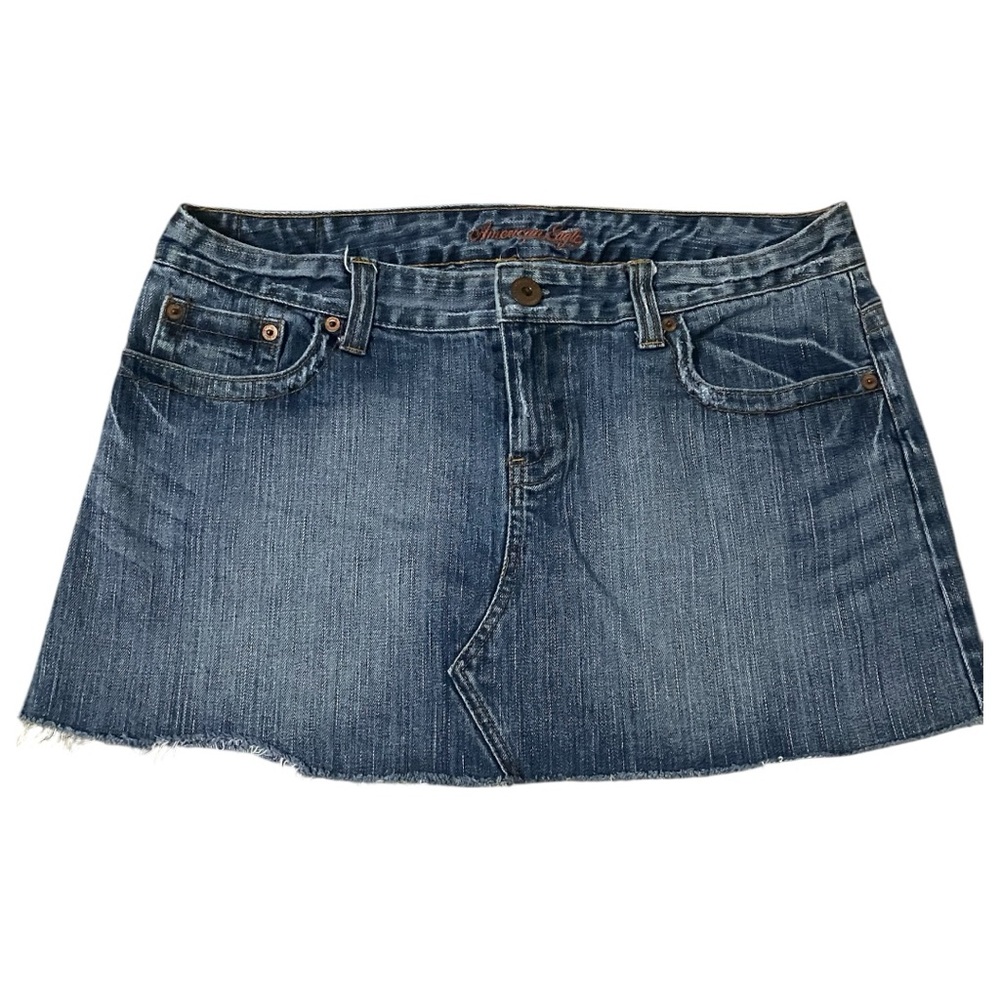 American Eagle Denim Mini Skirt Size 12